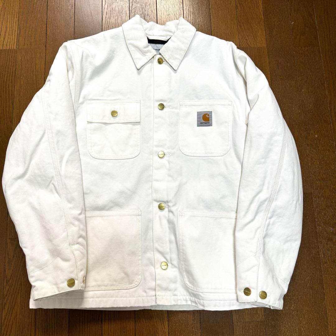 カーハート チョアコート ホワイト 白 WIP カバーオール ブランケット