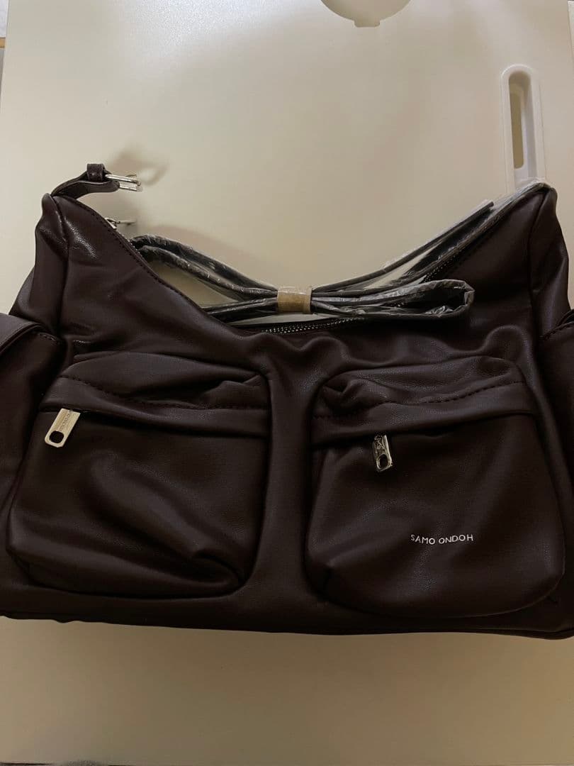 SAMO ONDOH ブラウンショルダーバッグ - メルカリ
