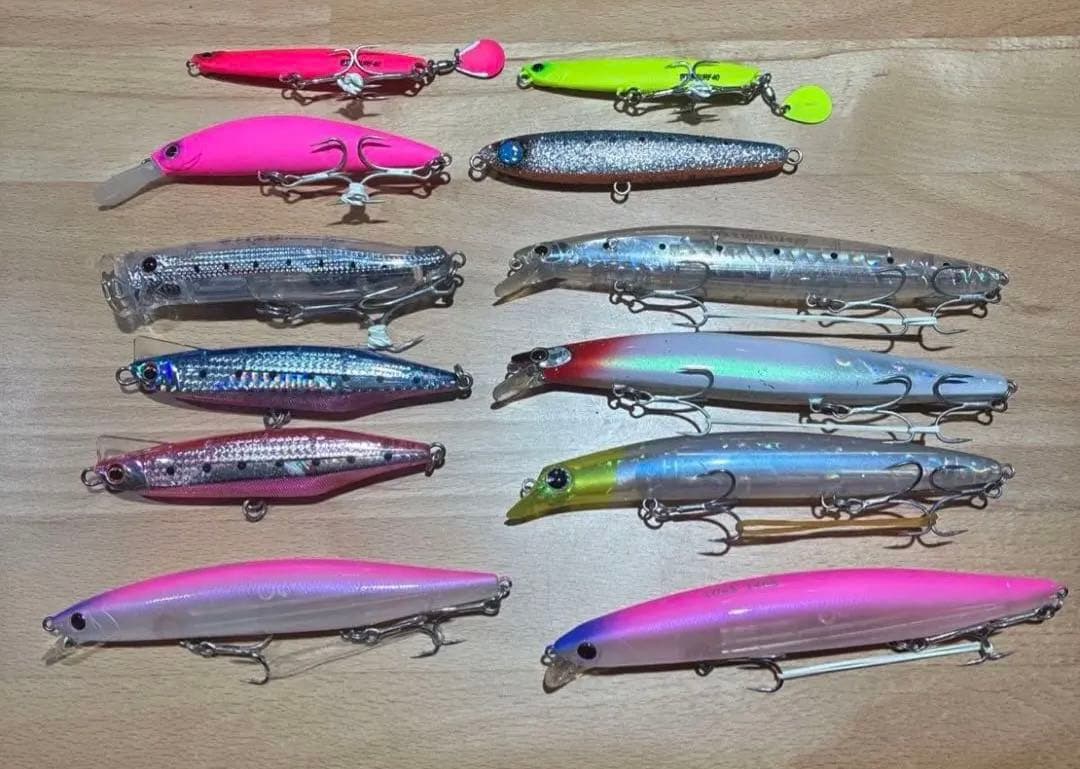 国内メーカー品、ソルトハードルアーセット 6個セット】 ハードルアー ルアーセット 8.5cm/85mm 10g フィッシング