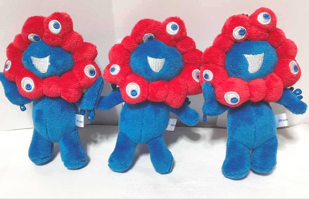 ミャクミャク ボールチェーンマスコット ABCセット EXPO 高さ約13cm