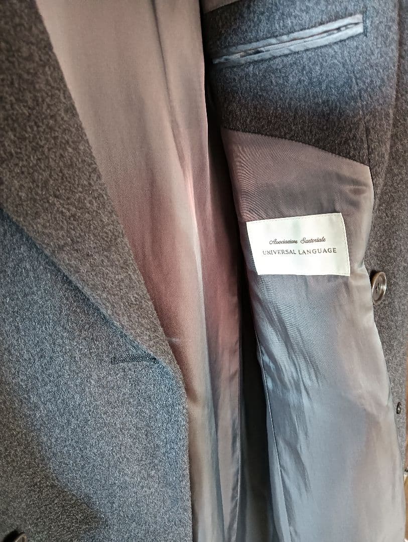 新品】ユニバーサルランゲージ コロンボ ダブルチェスターコート