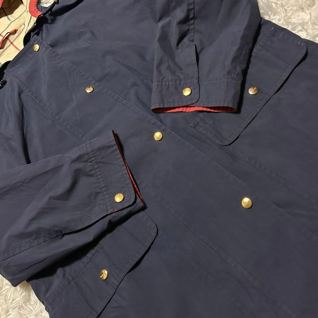 ビッグロゴ バーバリープローサム ジップ ジャケット ハーフコート