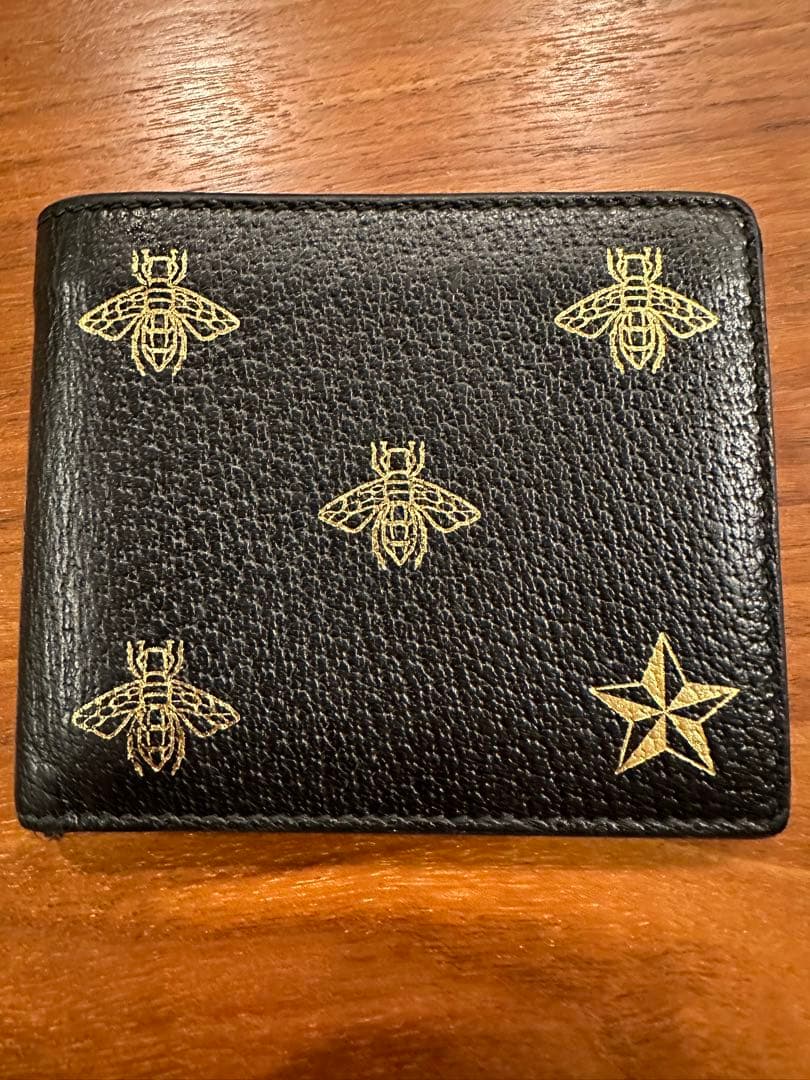 GUCCI アニマリエ ビー 二つ折りウォレット ミニ財布 蜂