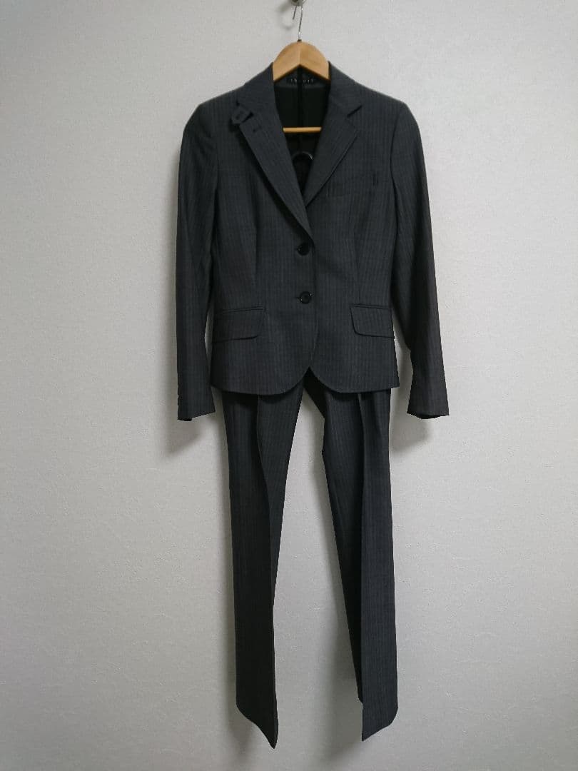 theoryストライプパンツスーツ ジャケット2サイズ　パンツX0 Wear to Work | WOMEN（レディース）｜Theory 公式通販サイト