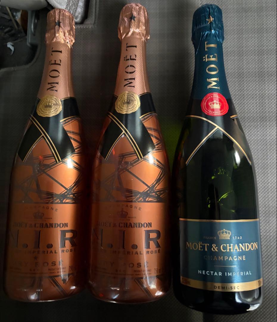 Moët & Chandon シャンパン 3本セット - メルカリ