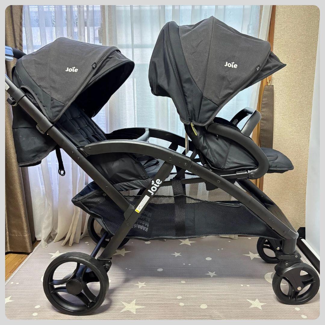 《美品❣️》joie 二人乗りベビーカー　エヴァライトデュオ