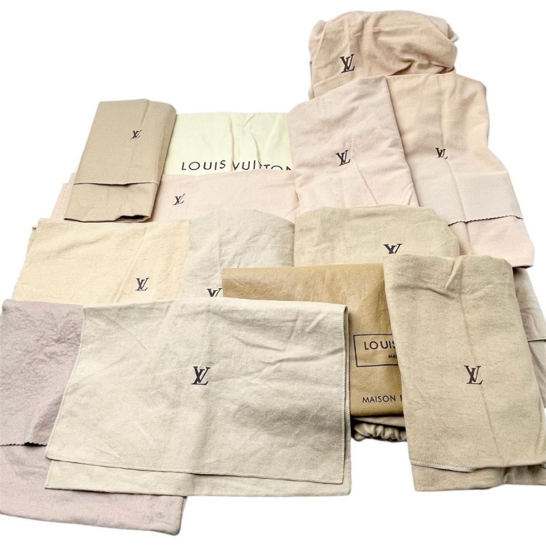LOUIS VUITTON ルイヴィトン 保存袋 巾着 ロゴ 15枚 布袋 美品 ルイヴィトン 巾着袋 保存袋 布袋 収納袋 特大サイズ - メルカリ