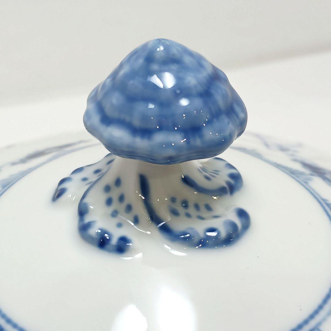 Y3223-3 ロイヤルコペンハーゲン ブルーフルーテッド スープチューリン