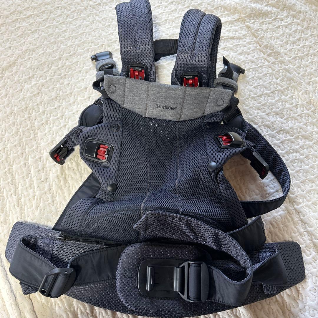BABY BJORN ベビーキャリア Airy mesh Airアンスラサイト - メルカリ