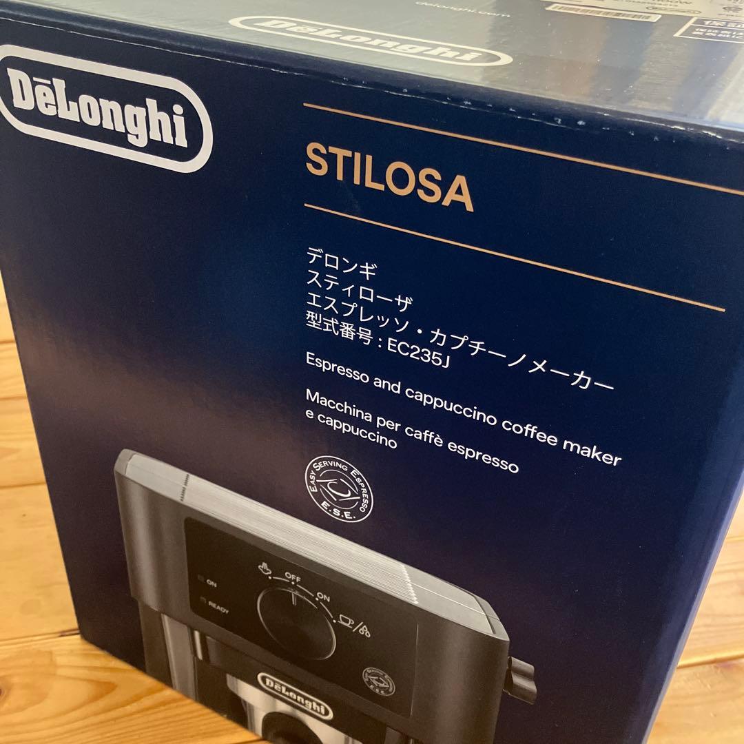 (値下げ)デロンギ スティローザ EC235J　新品未開封　箱付　即日発送可 デロンギ（DeLonghi） スティローザ エスプレッソ・カプチーノメーカー