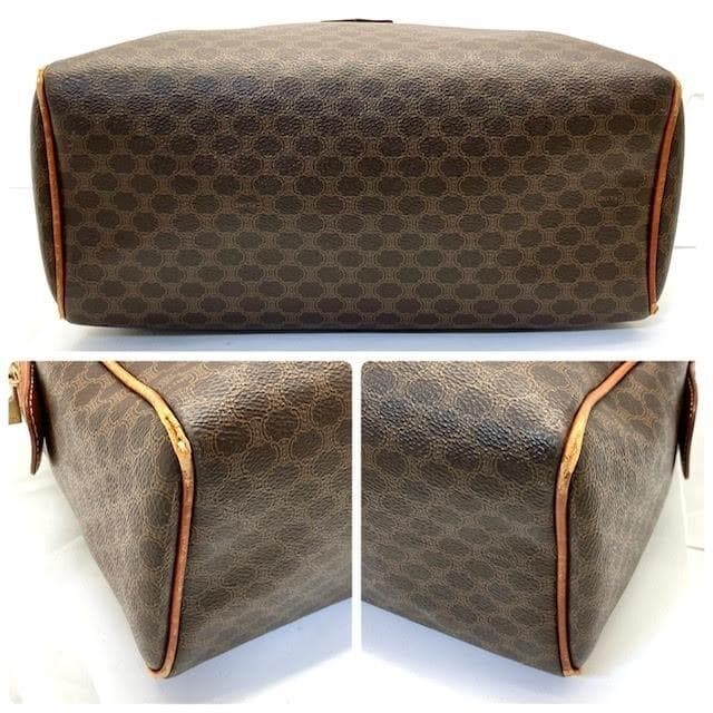 CELINE オールドセリーヌ マカダム柄 ボストンバッグ - メルカリ