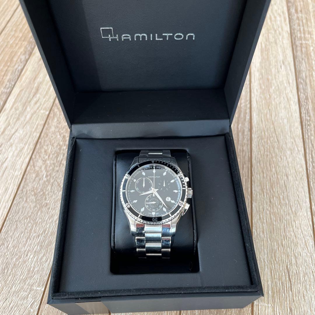 ハミルトン　ジャズマスター　シービュー　H37512131 Jazzmaster Seaview Chrono Quartz - Dial color:Black - H37512131