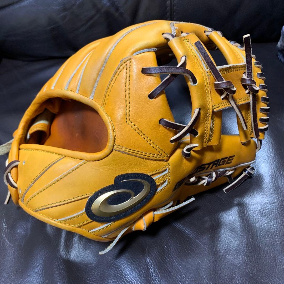 アシックス　ゴールドステージ　硬式内野手用グローブ ゴールドステージ 野球 アシックス 硬式グローブ 硬式 グローブ 高校