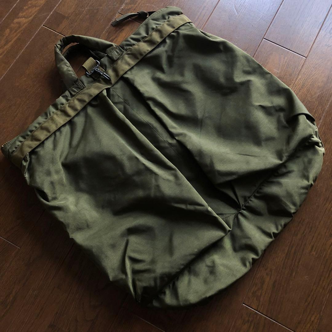 【ヴィンテージ】80s ミリタリー ヘルメットバッグ アメリカ軍 一点限り 80s 80年代 アメリカ軍 ミリタリー カーキ バッグ | ビンテージ古着屋