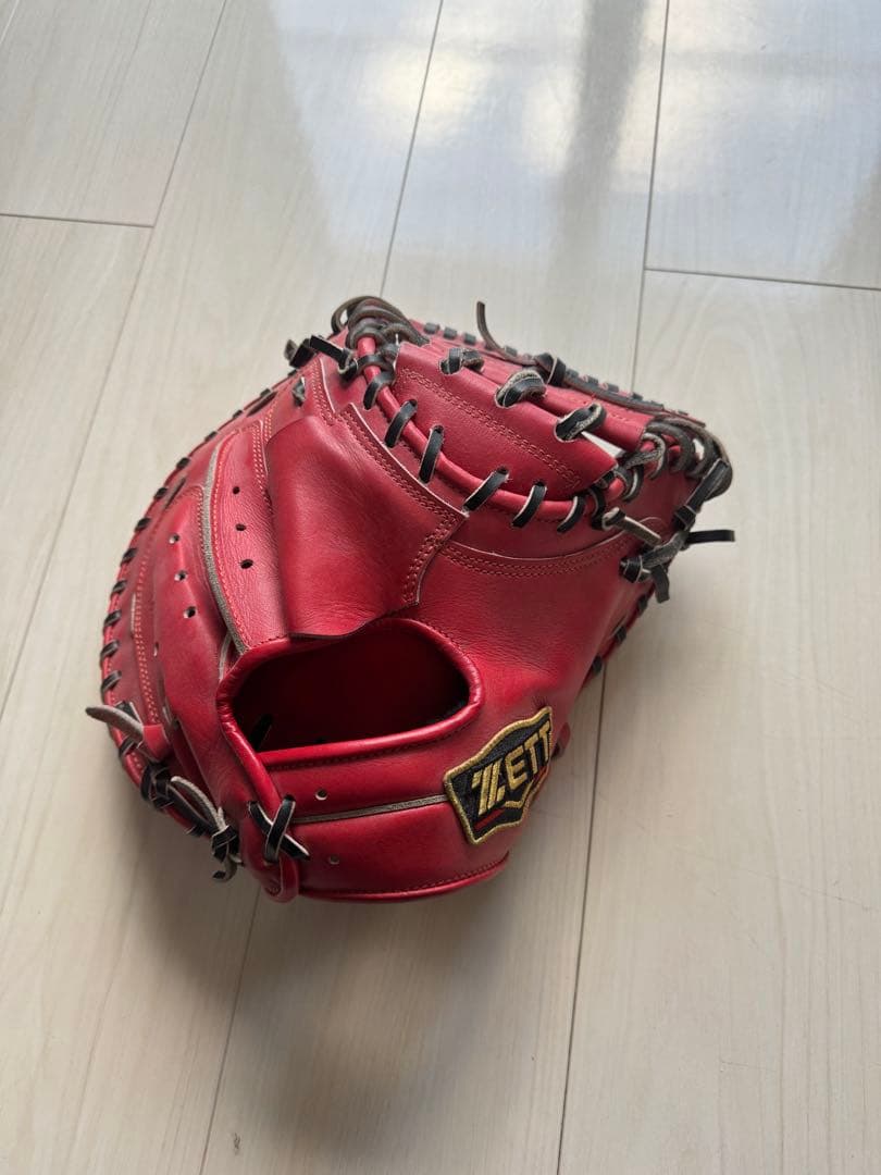 ZETT 赤 キャッチャーミット　硬式用 楽天市場】ゼット キャッチャーミット ZETT 硬式キャッチャーミット