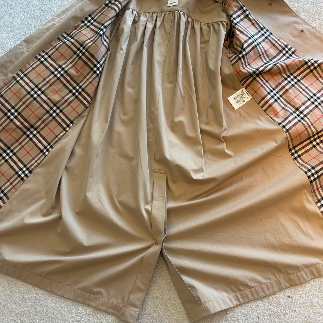 バーバリー ギャザードパネル トロピカルギャバジン オーバーサイズ