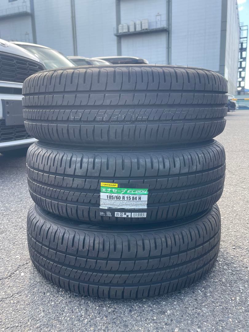 DUNLOP EMASAVE EC204 185/60R15 84H 3本セット - メルカリ