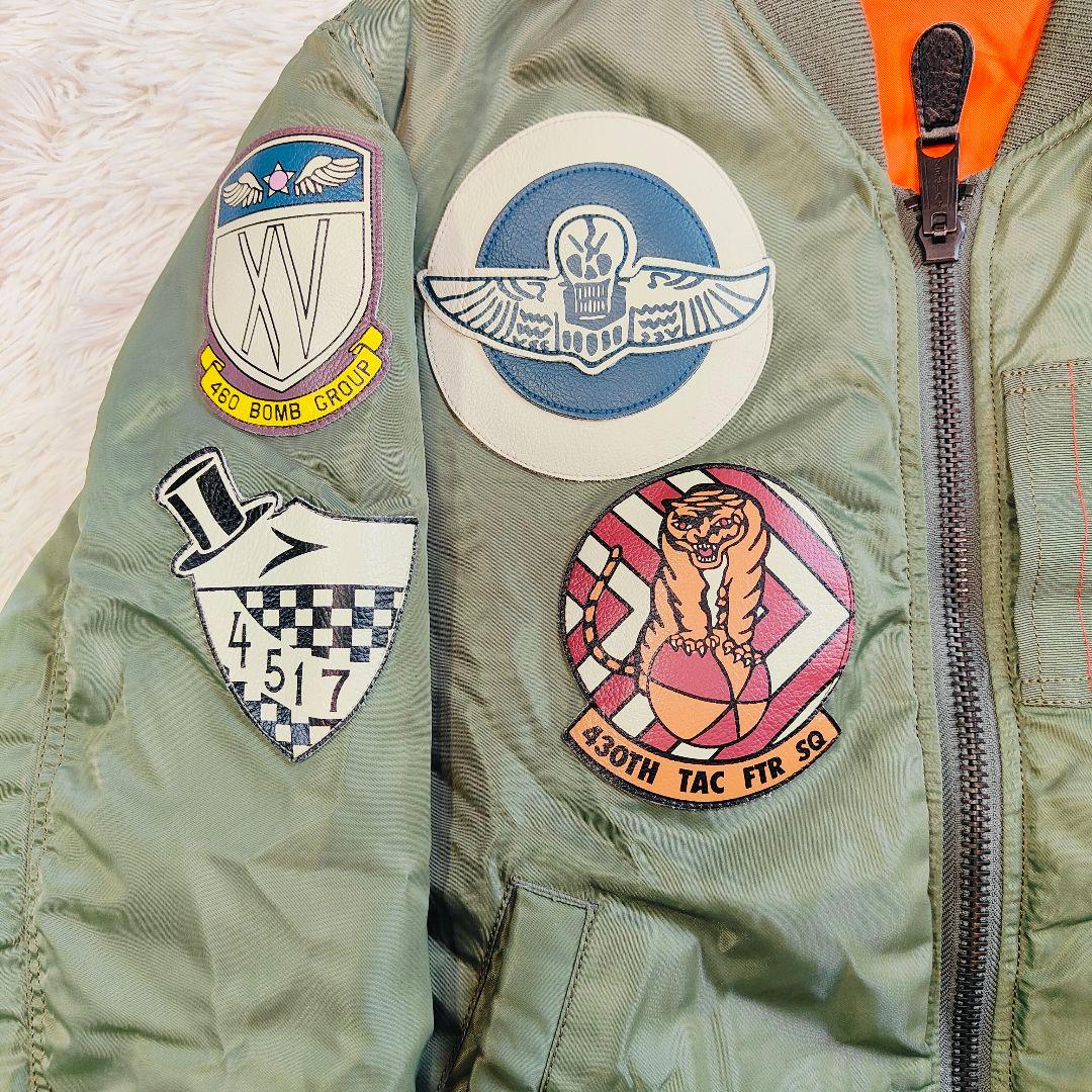 極美品 AVIREX MA-1 TOP GUN フライトジャケット L 長渕剛 - メルカリ