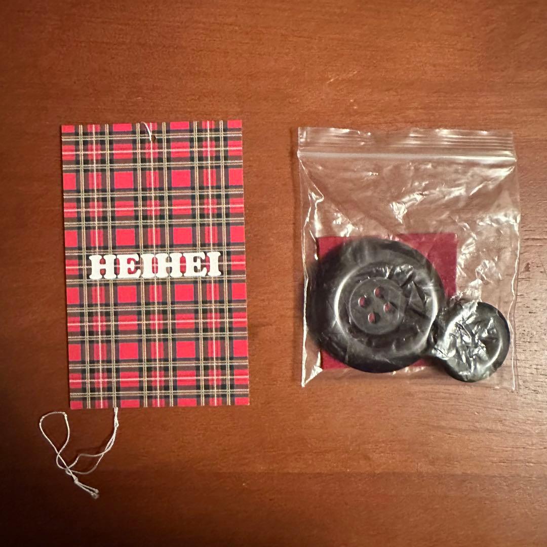 美品】heihei ローラペルジャケット レッド - メルカリ