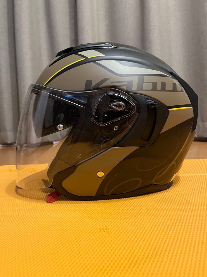 OGK Kabuto エクシード グライド フラットブラックカーキ sizeM