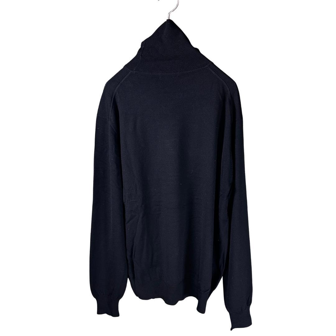 訳あり】バーバリーロンドン タートルネック トップス 黒 LL 大きい