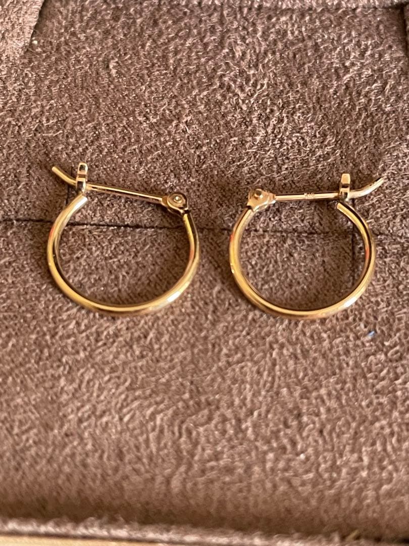 agete K10 フープピアス チャーム付けれます agete（アガット） チャーム K10ピアスチャーム レディース : ZOZOTOWN