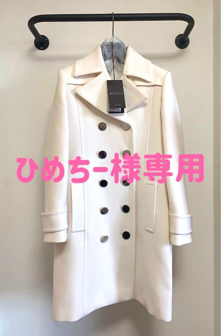 ひめちー【GUCCI 】アイボリー ウールコートサイズ36 楽天市場】グッチ コート（レディースファッション）の通販