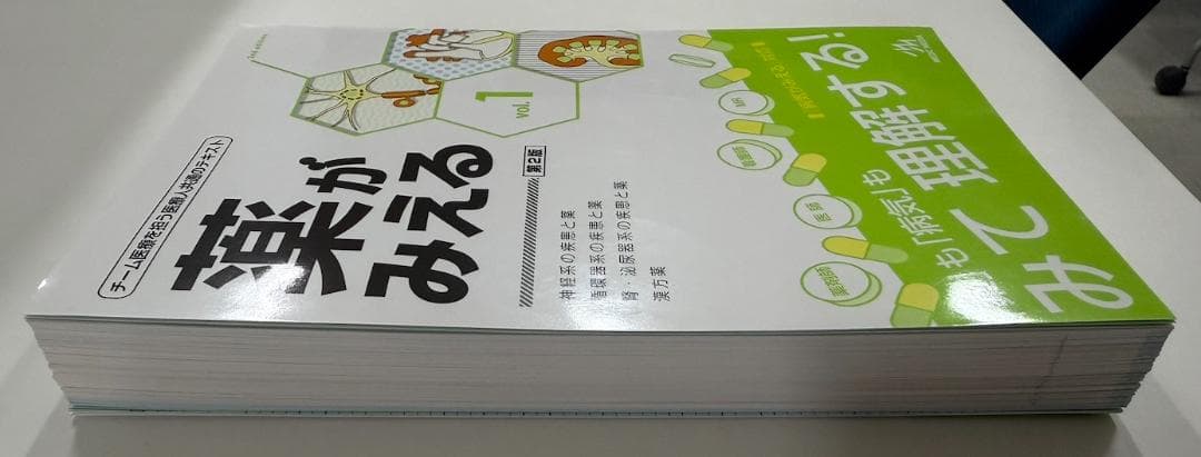 【裁断済】薬がみえる最新セット vol.1.2.3 第2版 vol.4 第1版