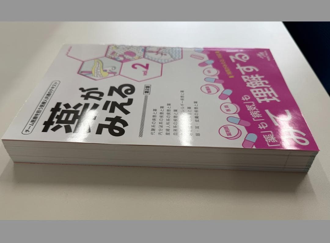 【裁断済】薬がみえる最新セット vol.1.2.3 第2版 vol.4 第1版