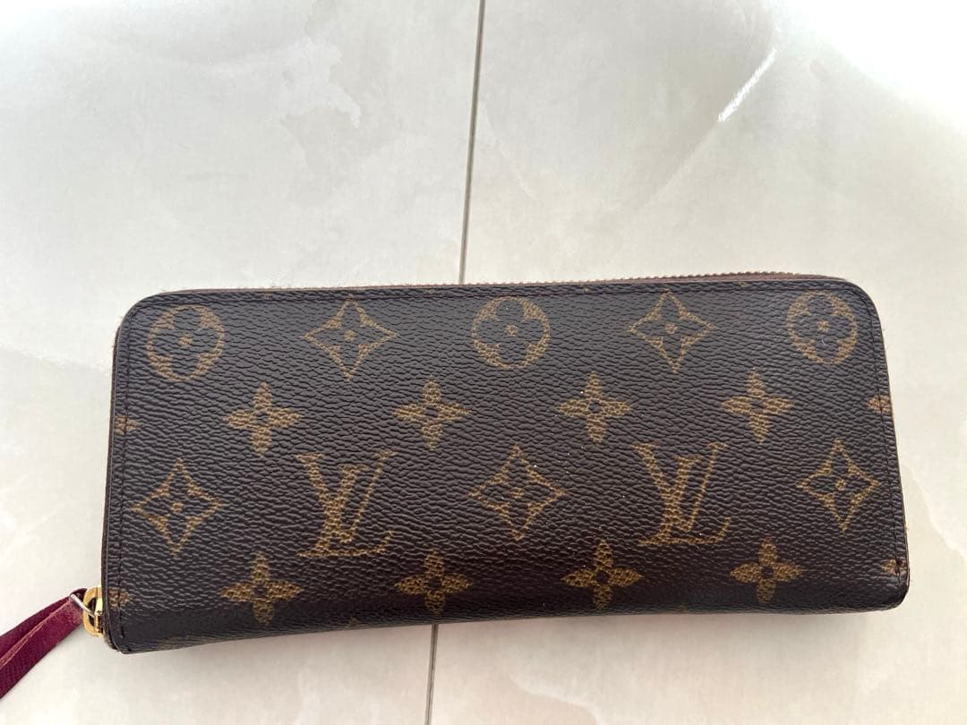 Louis Vuitton モノグラム ポルトフォイユ クレマンス フューシャ