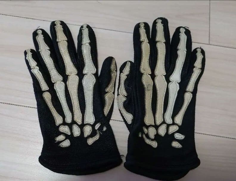 vanson スケルトンデザイン グローブ S vanson スケルトンデザイン レザーグローブ S
