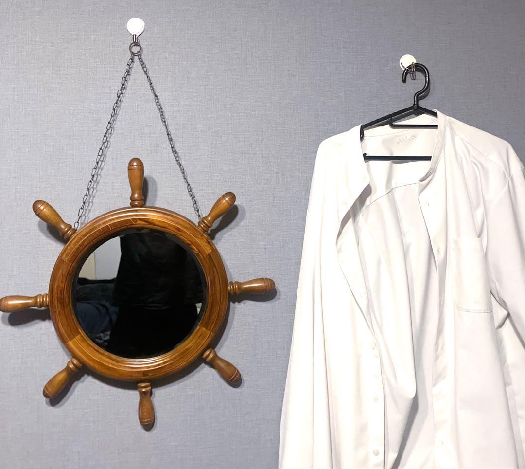 karimoku カリモク 船舵デザイン 壁掛けミラー ウォールミラー 鏡