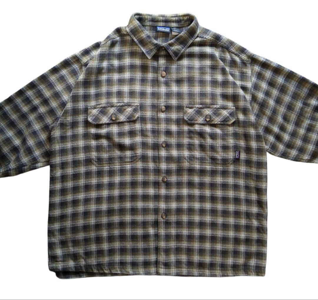 パタゴニア オンブレ ヘビーフランネルシャツ ポルトガル製 L - メルカリ