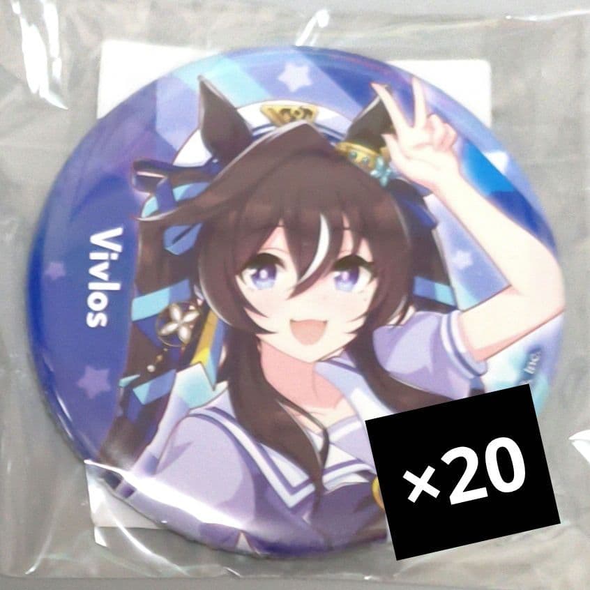 さ*な様 ウマ娘 ヴィブロス 公式缶バッジ 制服ver. 20枚 TVアニメ『ウマ娘 プリティーダービー Season 3』 カプセル缶バッジ
