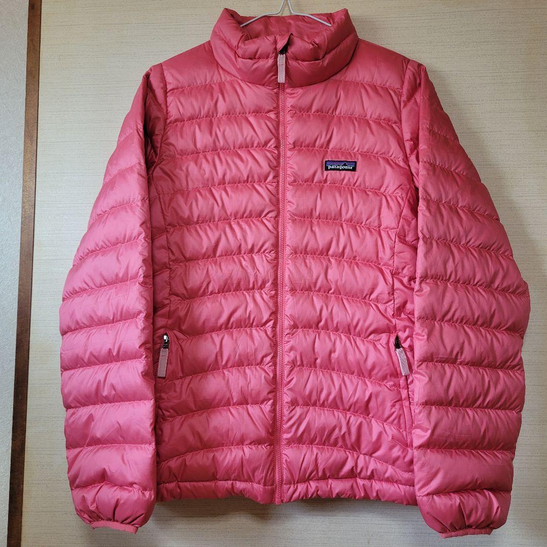patagonia パタゴニア ダウンジャケット キッズXXL ピーチピンク