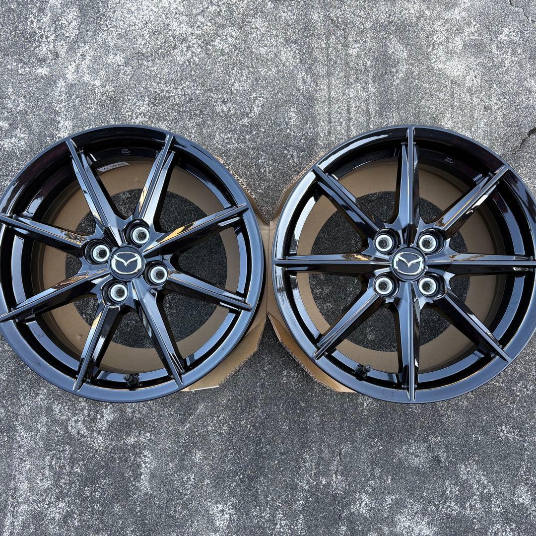 【USED】ロードスターND5RE 純正16㌅ホイール ブラックメタリック 2本 USED】ロードスターND5RE 純正16㌅ホイール ブラックメタリック 2本