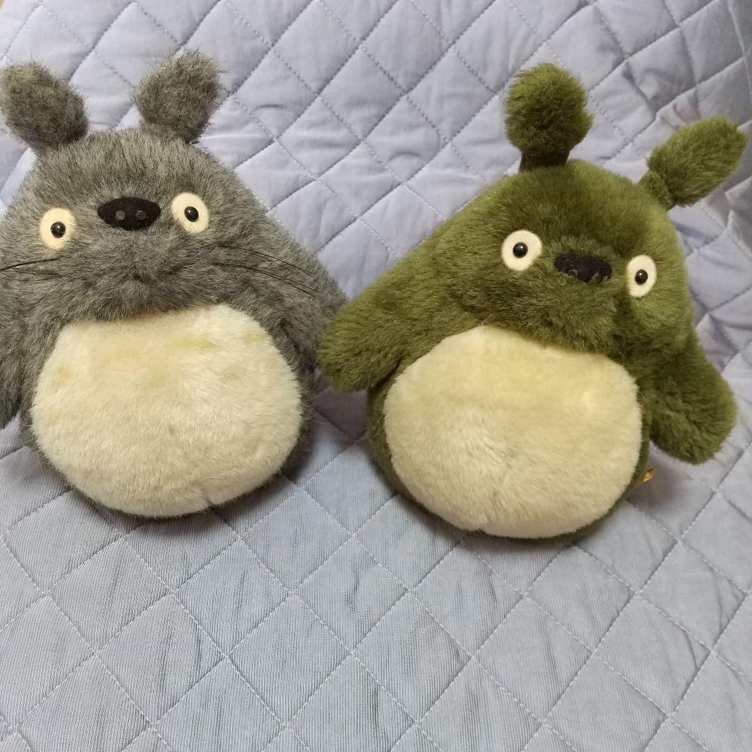 サン・アロー となりのトトロぬいぐるみ グレーとグリーン 徳間 レトロ