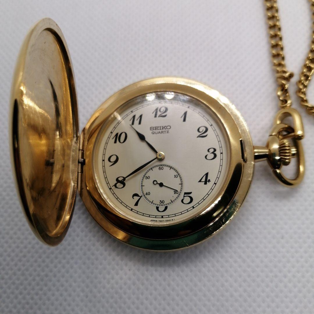内閣総理大臣 贈SEIKO ゴールド 懐中時計 電池交換済み 稼動品 - メルカリ