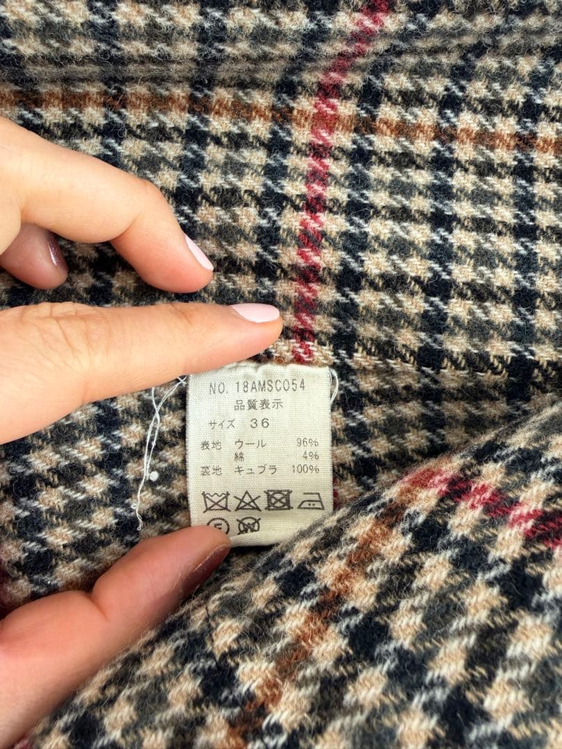 kiki様専用】THE SHINZONE テントラインコートブラウンチェック柄