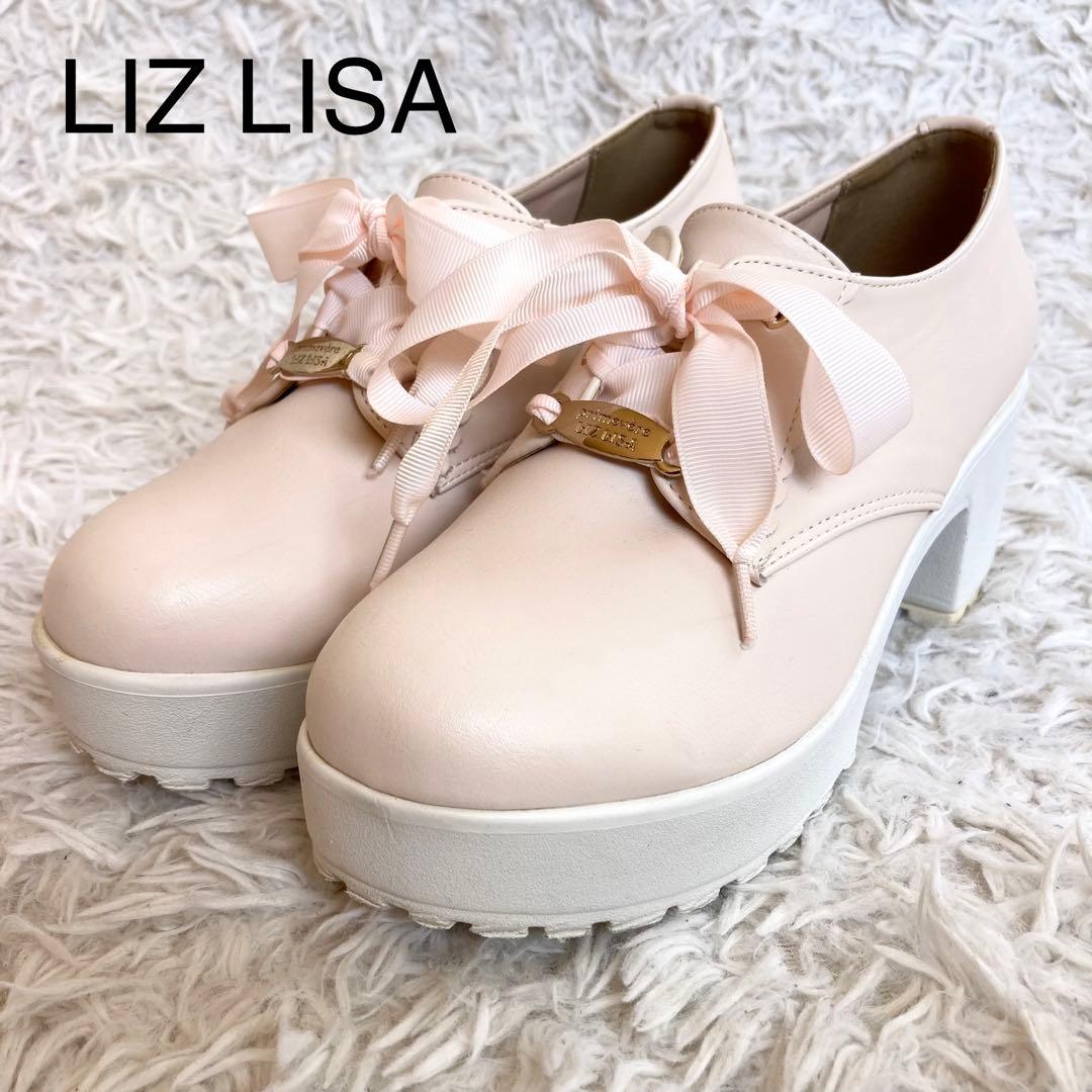 LIZ LISA リズリサ 厚底 ローファー ハイヒール リボン ピンク LL