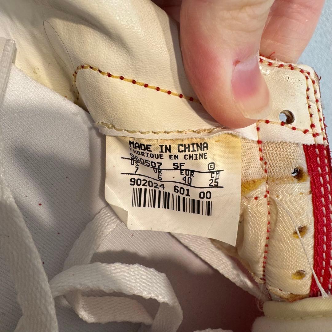 まんち 90s NIKE コルテッツ 赤銀 25.0cm デッドストック