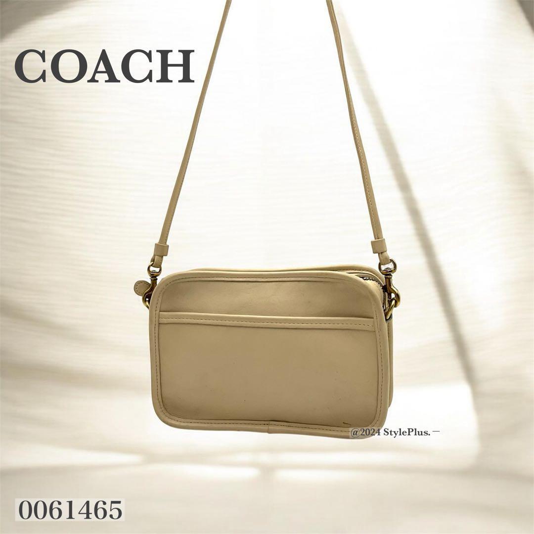 COACH コーチ オールドコーチ ショルダーバッグ ベージュ レザー