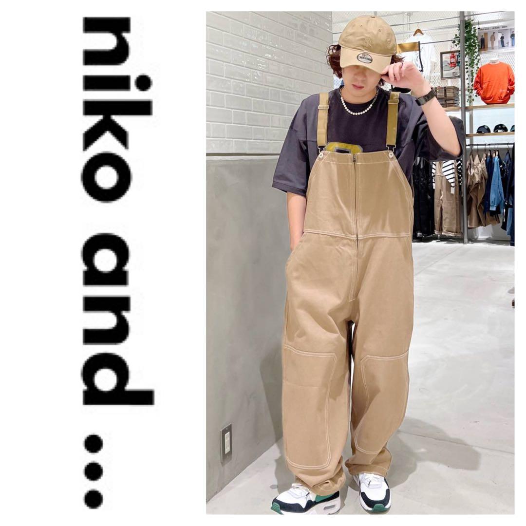 niko and】ニコアンド オーバーオール サロペット オーバーサイズ