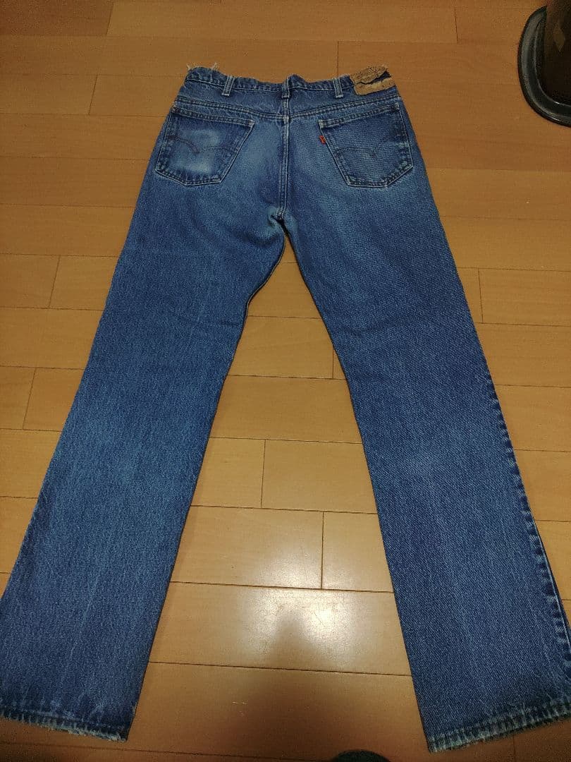 80sリーバイス517オレンジタブアメリカ製 スコービルジップ