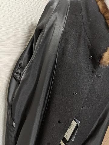 A948 未使用保管品 セーブル カシミヤ100％ ロングコート 毛皮 - メルカリ