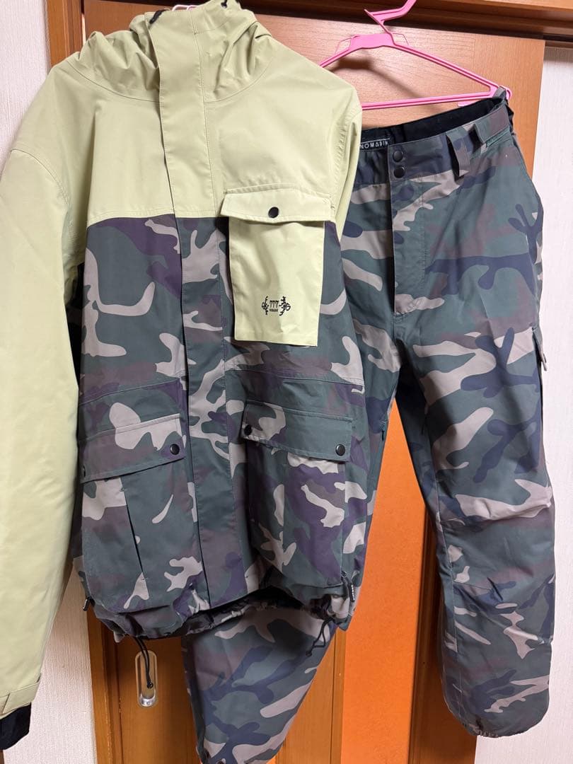 NOMADIKノマディック 777 セットアップ　L NOMADIK ノマディック 777 PNT スノーボード ウェア パンツ ユニ