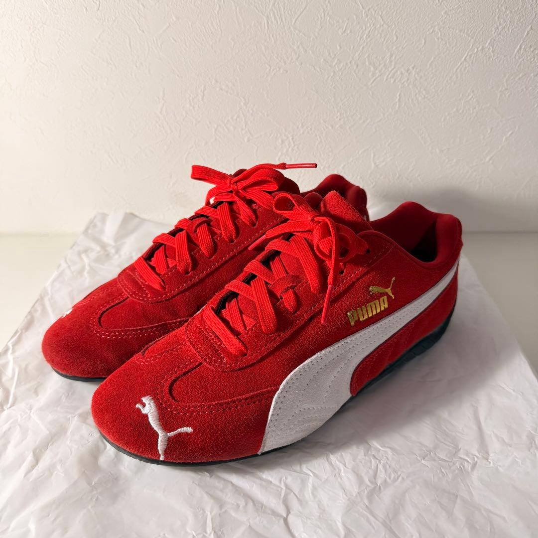 PUMA SPEED CAT(スピードキャット)レッド (赤)24.0cm