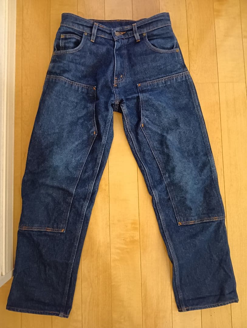 PRISON BLUES ダブルニーデニム W32L32 プリズンブルース 楽天市場】裾上げ無料 PRISON BLUES 123 ダブルニーワークジーンズ 7