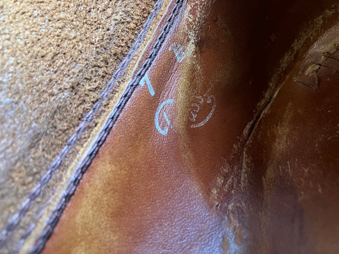 希少 ラッセルモカシン 7 トリプルヴァンプ クロムエクセル 赤茶