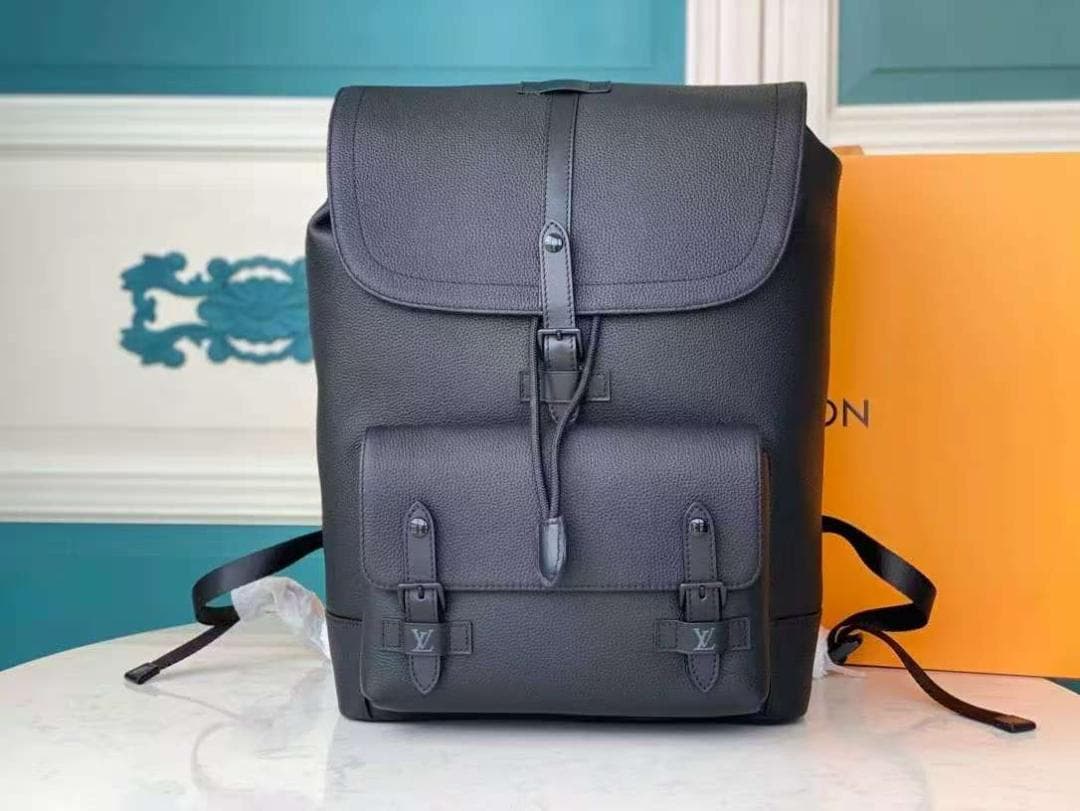 LOUIS VUITTON ブラック リュック M59644 LOUIS VUITTON リュック バックパック ゲットアウェイ モノグラム